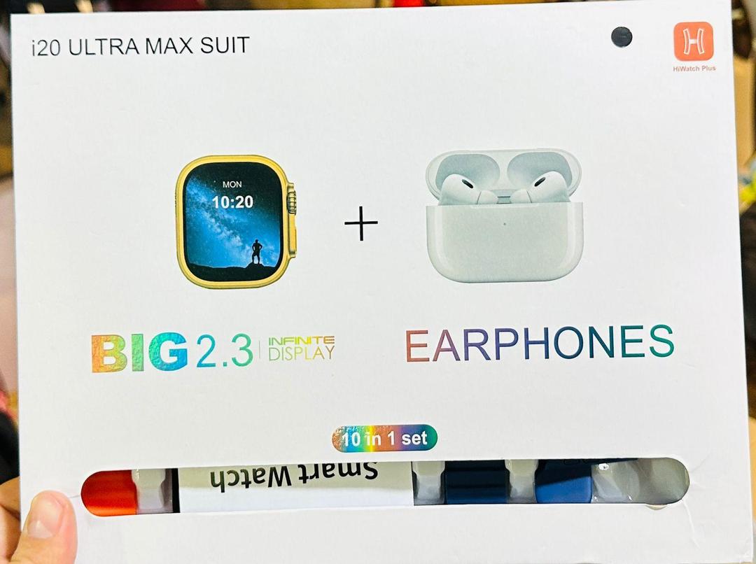 10 In 1 I20 Ultra Max Suit Smart Watch