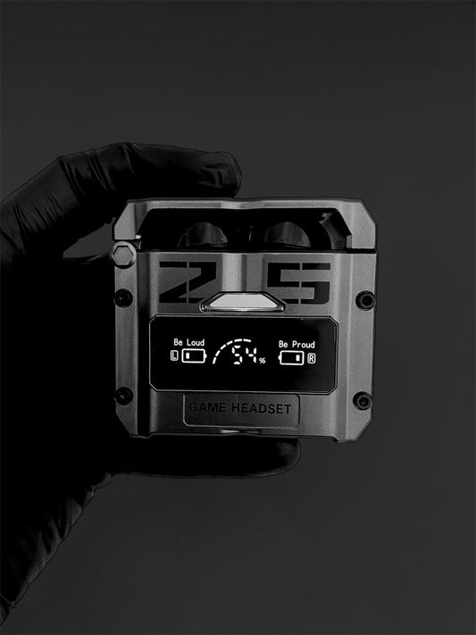 M25 Wireless Gaming Earbuds – Bluetooth 5.3, LED Display